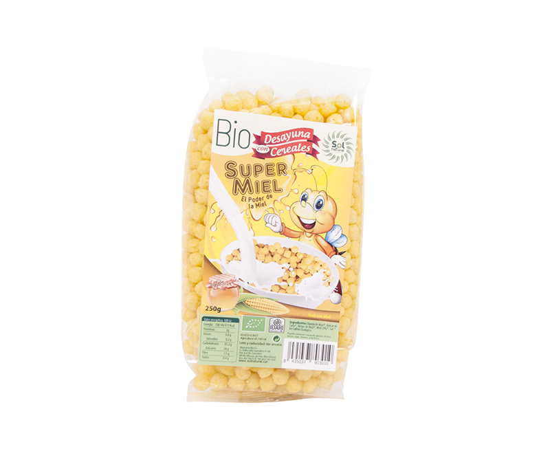 CEREALS BOLES SÚPER MEL SOL NATURAL 250G