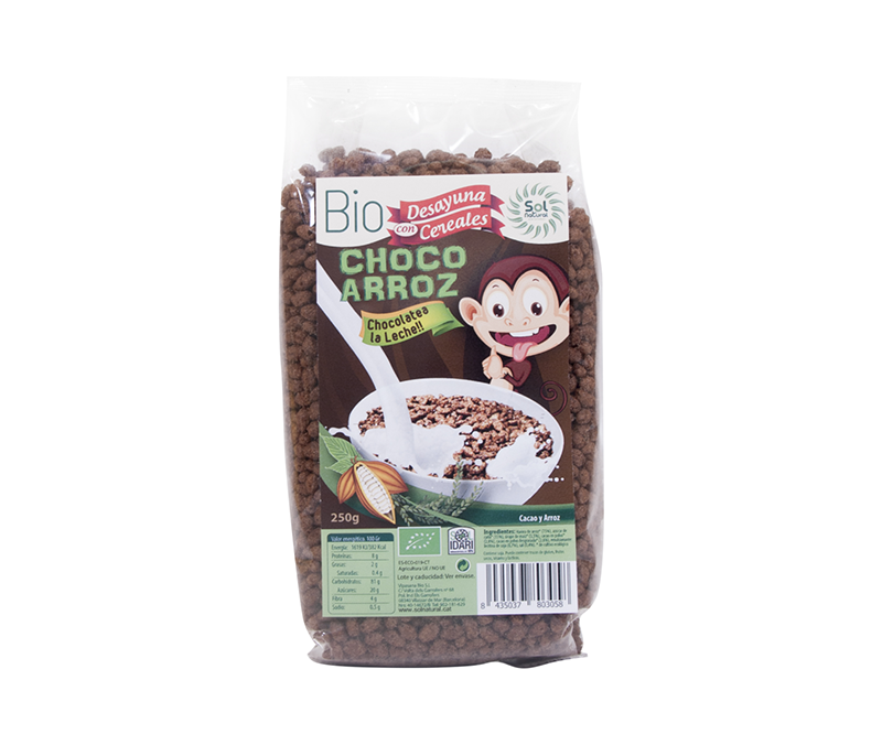 CEREALS XOCO ARRÒS SOL NATURAL 250G