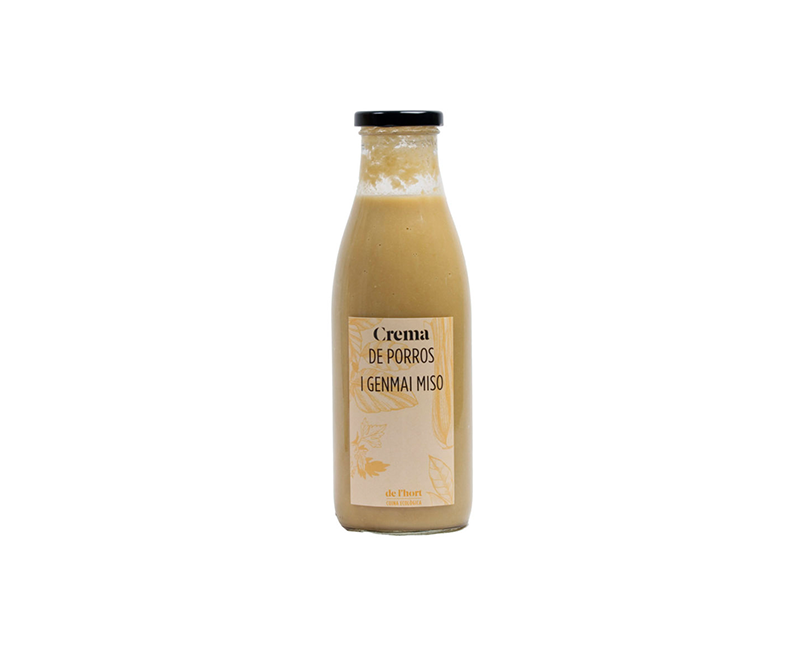 CREMA PORROS I GENMAI MISO DE L'HORT 750ML